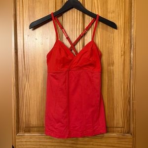 Excellent Condition Vintage Lululemon Sz 6 Red Tank